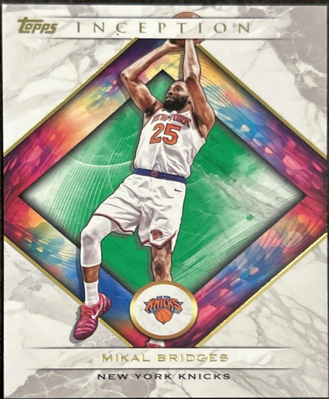 2025 Topps Inception Mikal Bridges [Green] #83 card