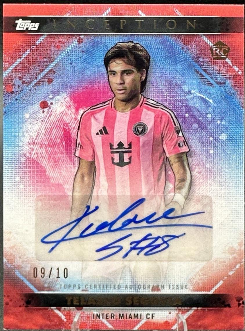 2025 Topps Inception MLS Autograph Telasco Segovia #49A card