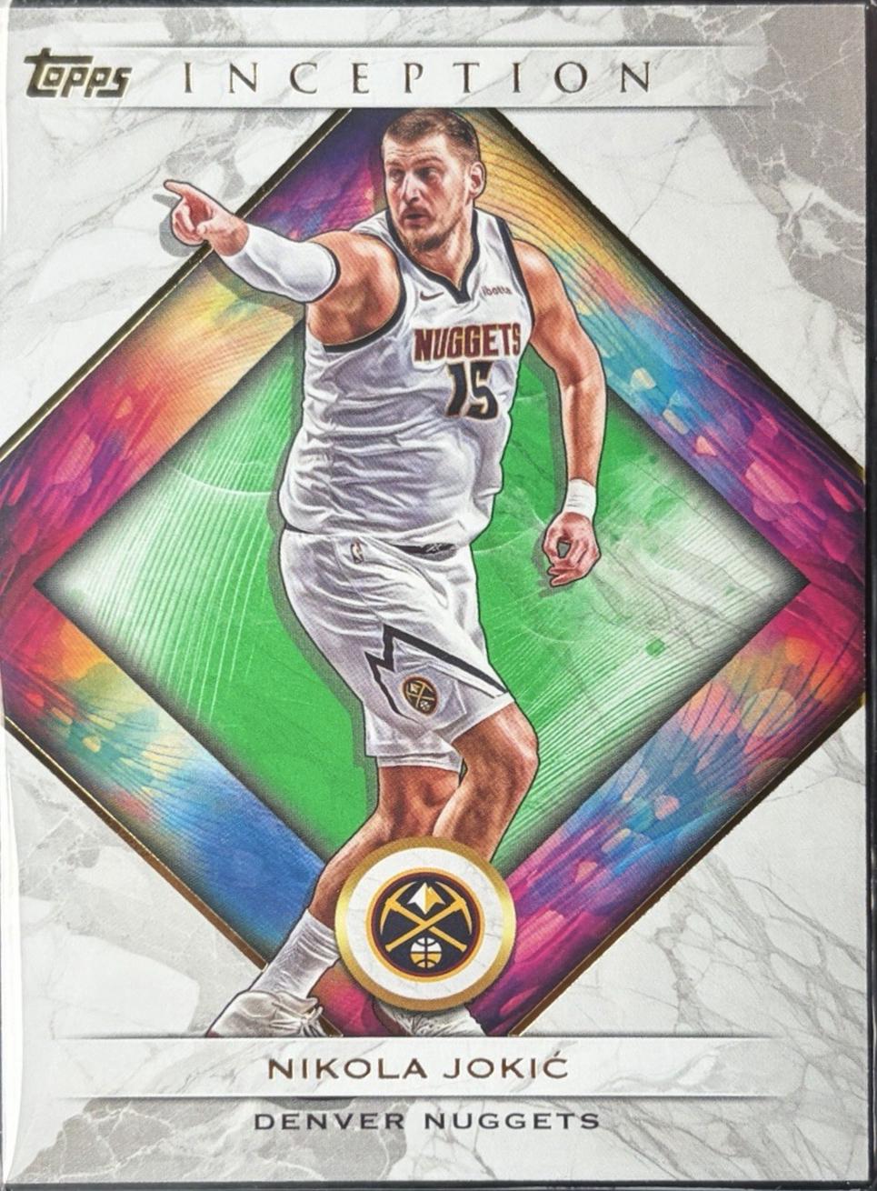 2025 Topps Inception Nikola Jokic [Green] #40 card