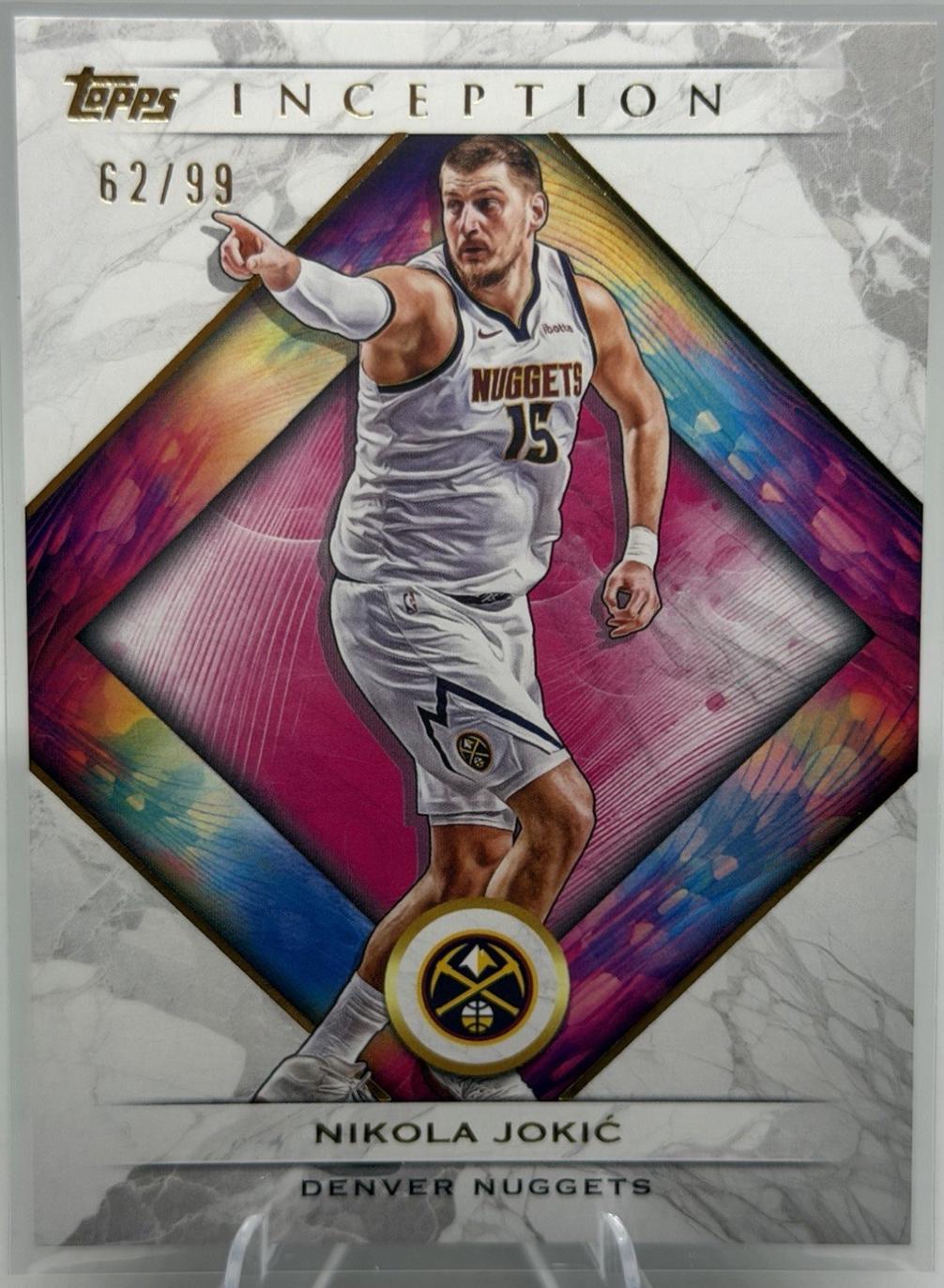 2025 Topps Inception Nikola Jokic [Pink] #40 card