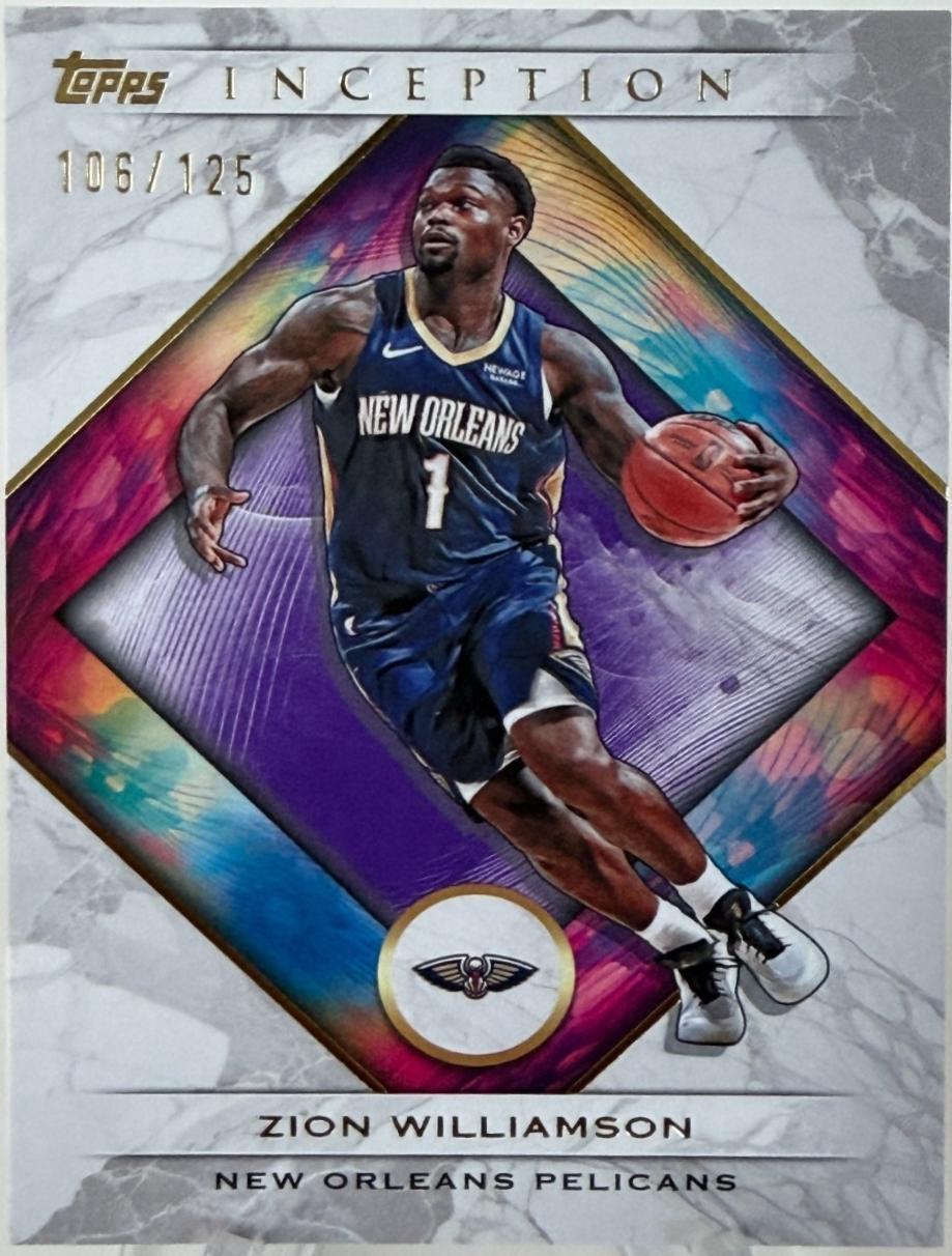 2025 Topps Inception Zion Williamson [Purple] #64 card