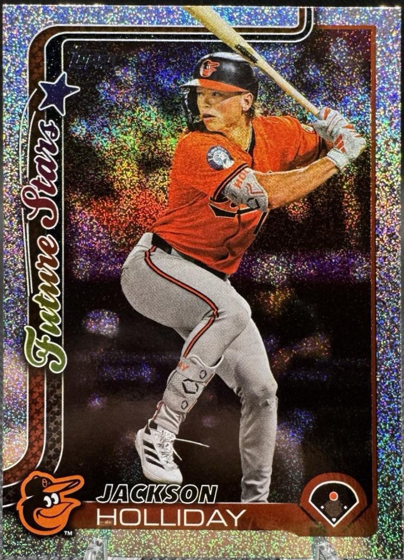 2025 Topps Jackson Holliday [Sandglitter] #220 card