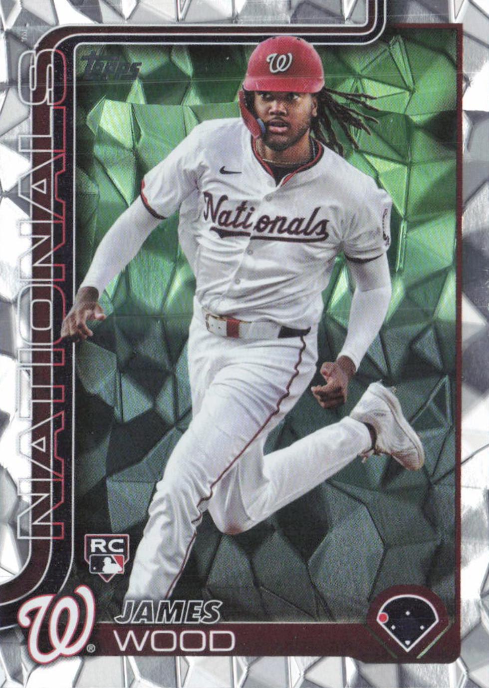 2025 Topps James Wood [Diamante Foil] #181 card
