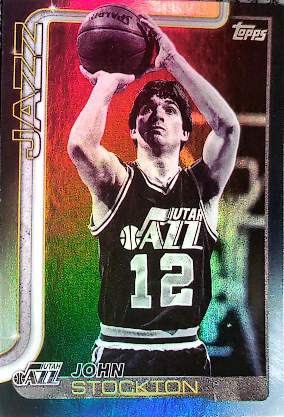 2025 Topps John Stockton [Blackout] #264 card