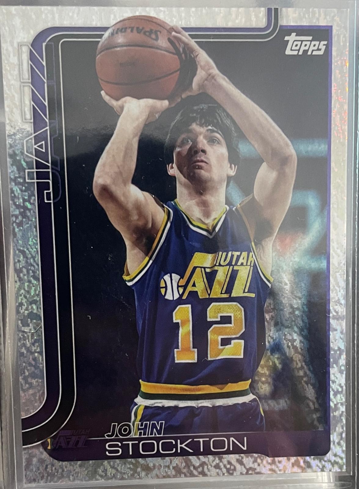 2025 Topps John Stockton [Holo Foil] #264 card