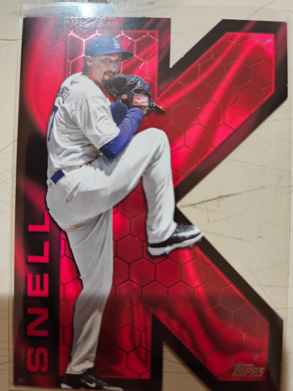 2025 Topps K Zone Die-Cut Blake Snell #KZ-18 card