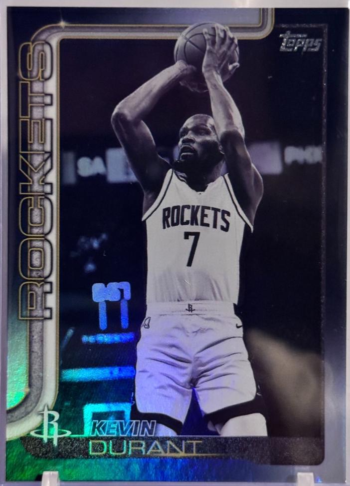 2025 Topps Kevin Durant [Blackout] #157 card