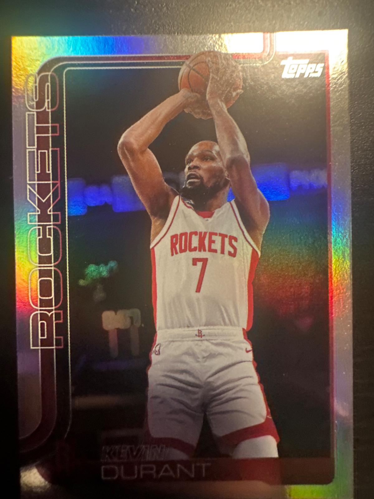 2025 Topps Kevin Durant [Holo Foil] #157 card