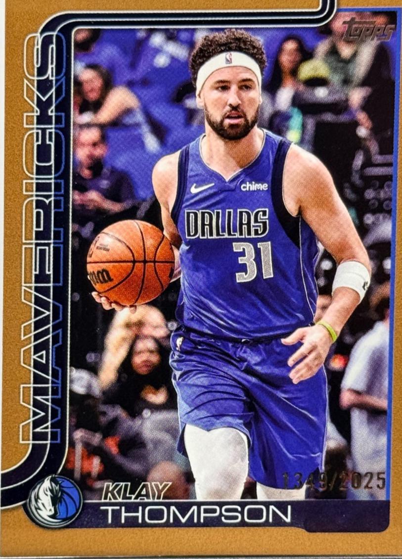 2025 Topps Klay Thompson [Gold] #170 card