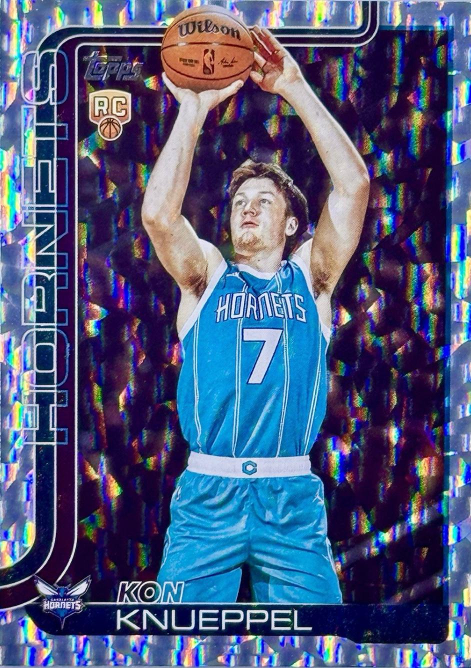 2025 Topps Kon Knueppel [Crackleboard] #204 card