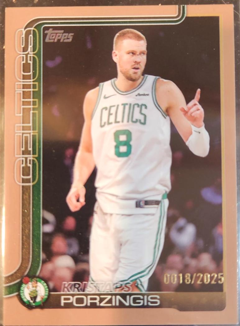 2025 Topps Kristaps Porzingis [Gold] #3 card