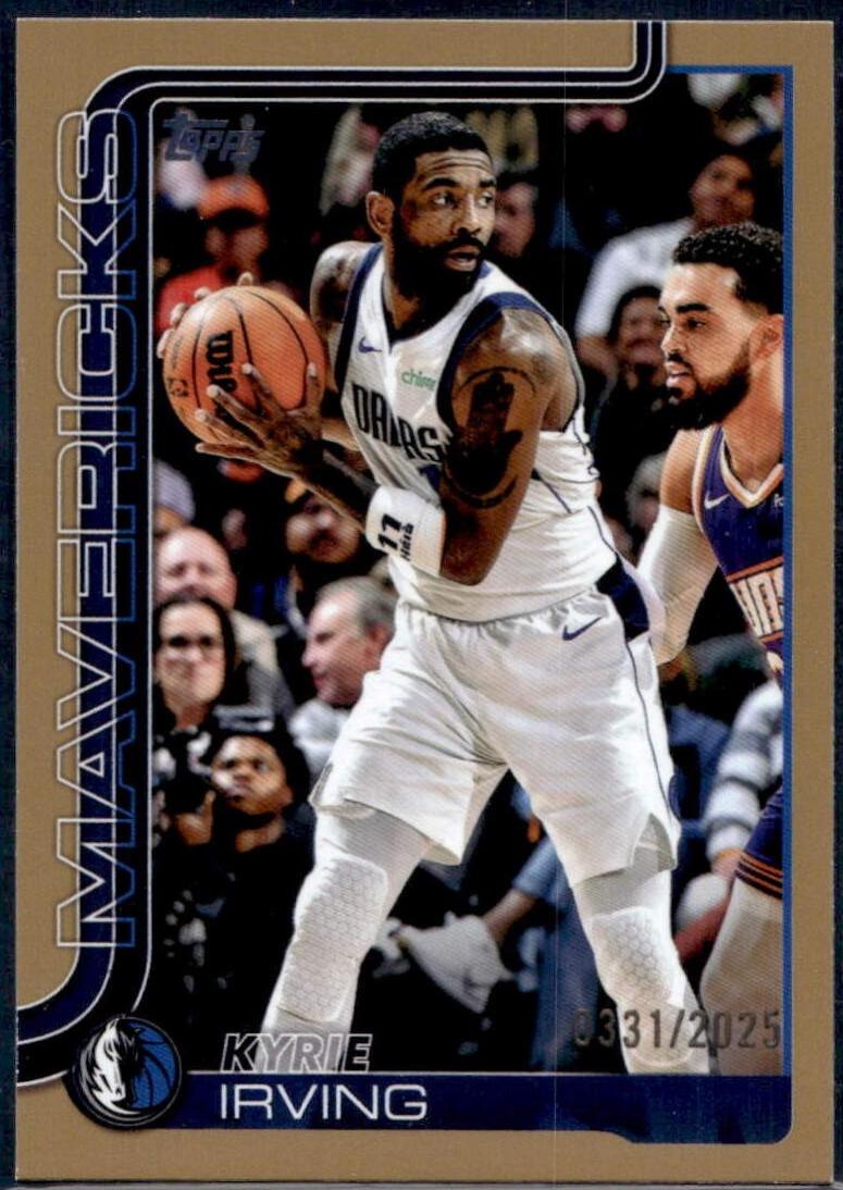 2025 Topps Kyrie Irving [Gold] #168 card