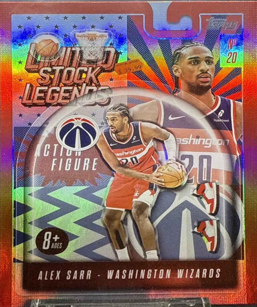 2025 Topps Limited Stock Legends Alex Sarr #LST-35 card