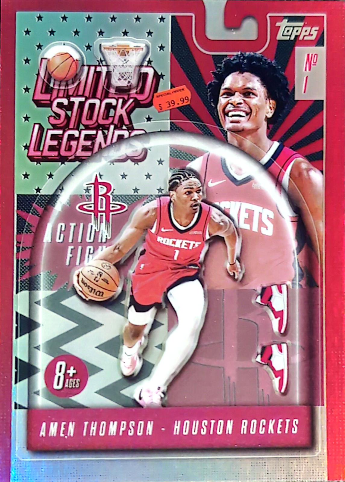 2025 Topps Limited Stock Legends Amen Thompson #LST-32 card