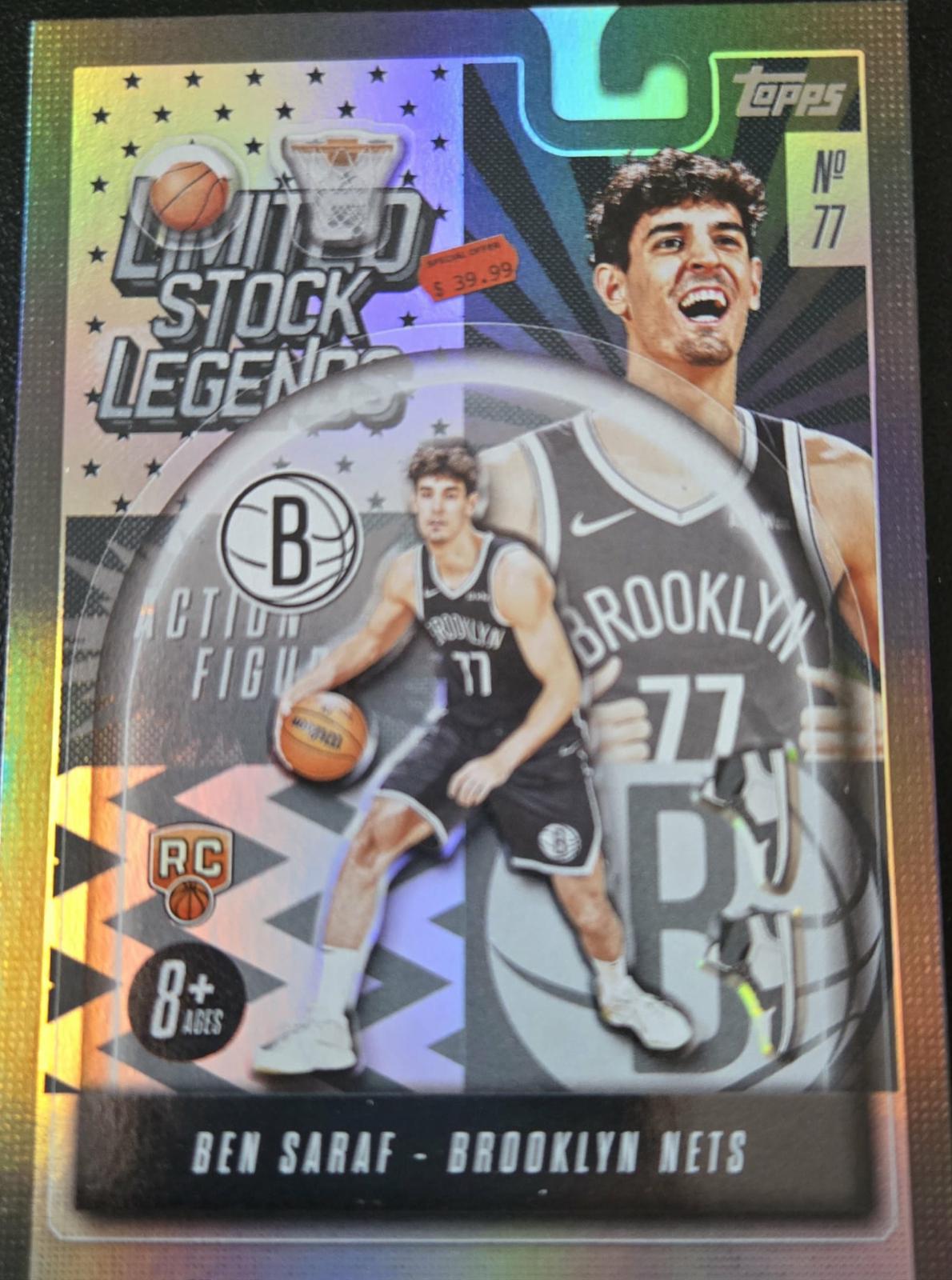 2025 Topps Limited Stock Legends Ben Saraf #LST-26 card