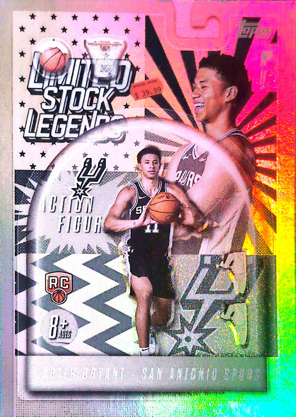 2025 Topps Limited Stock Legends Carter Bryant #LST-14 card