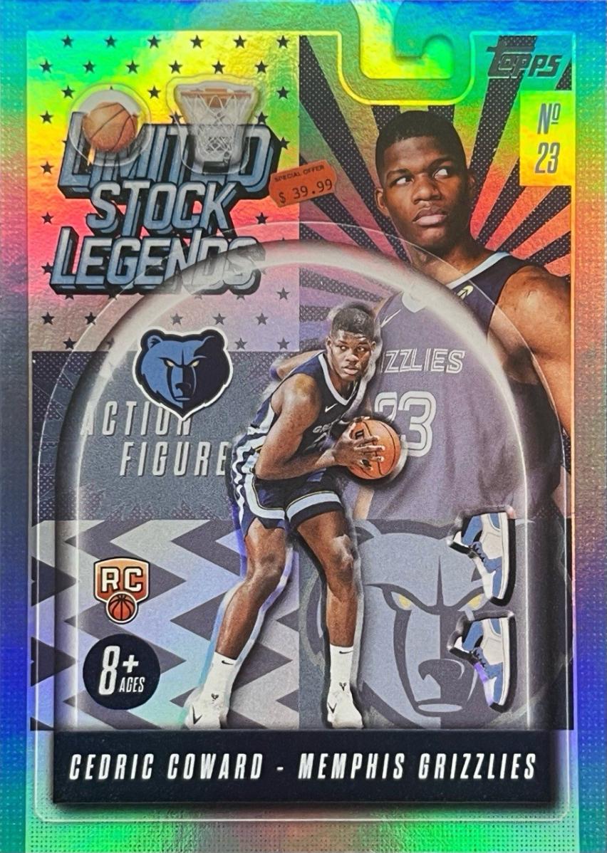 2025 Topps Limited Stock Legends Cedric Coward #LST-11 card