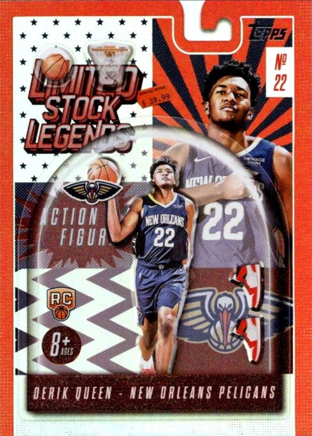 2025 Topps Limited Stock Legends Derik Queen #LST-13 card
