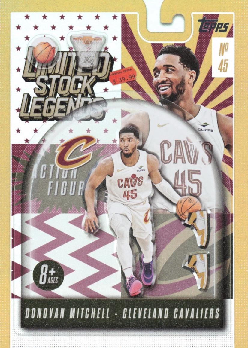 2025 Topps Limited Stock Legends Donovan Mitchell #LST-44 card