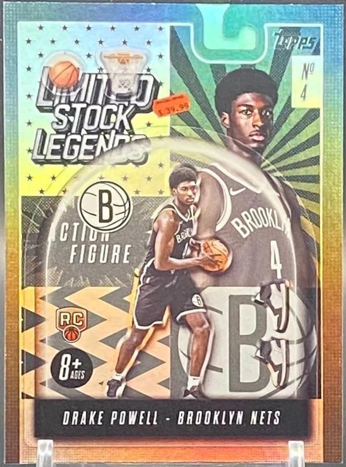 2025 Topps Limited Stock Legends Drake Powell #LST-22 card