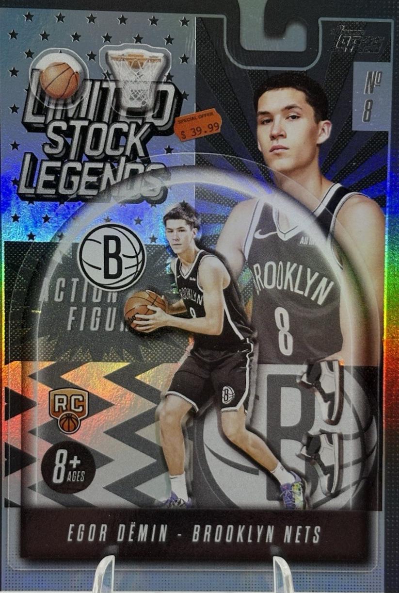 2025 Topps Limited Stock Legends Egor Demin #LST-8 card