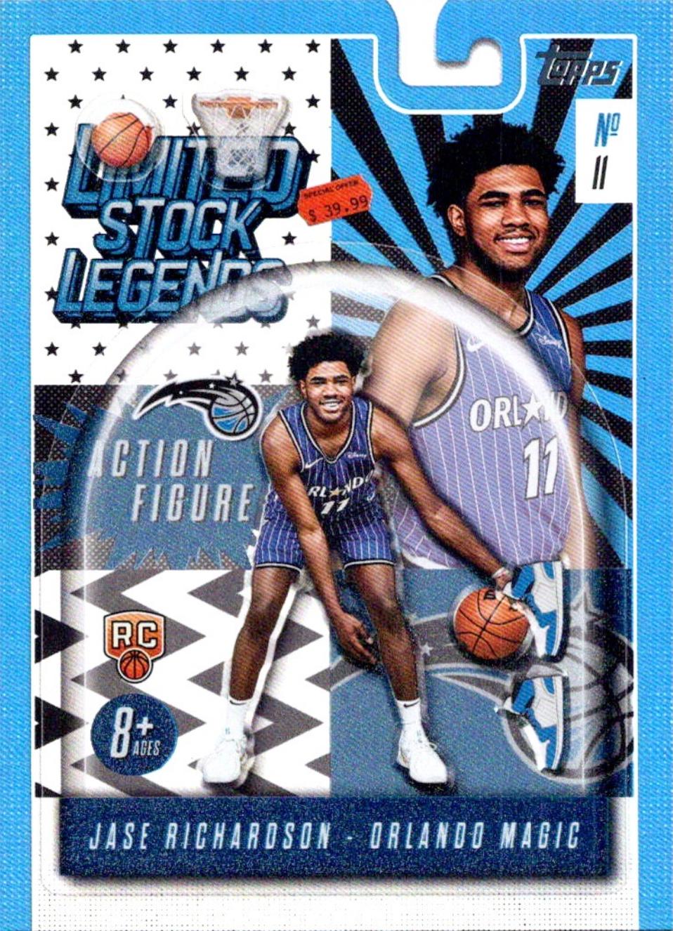 2025 Topps Limited Stock Legends Jase Richardson #LST-25 card