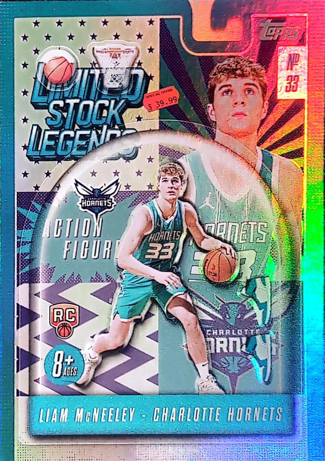 2025 Topps Limited Stock Legends Liam McNeeley #LST-29 card
