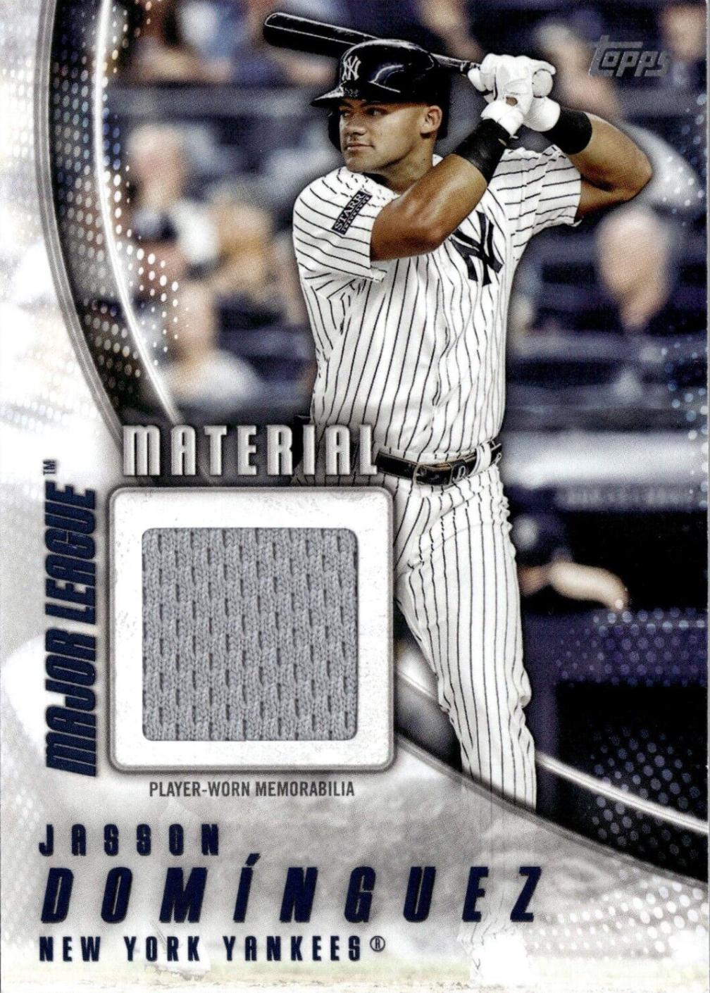 2025 Topps Major League Material Jasson Dominguez #MLM-JD card