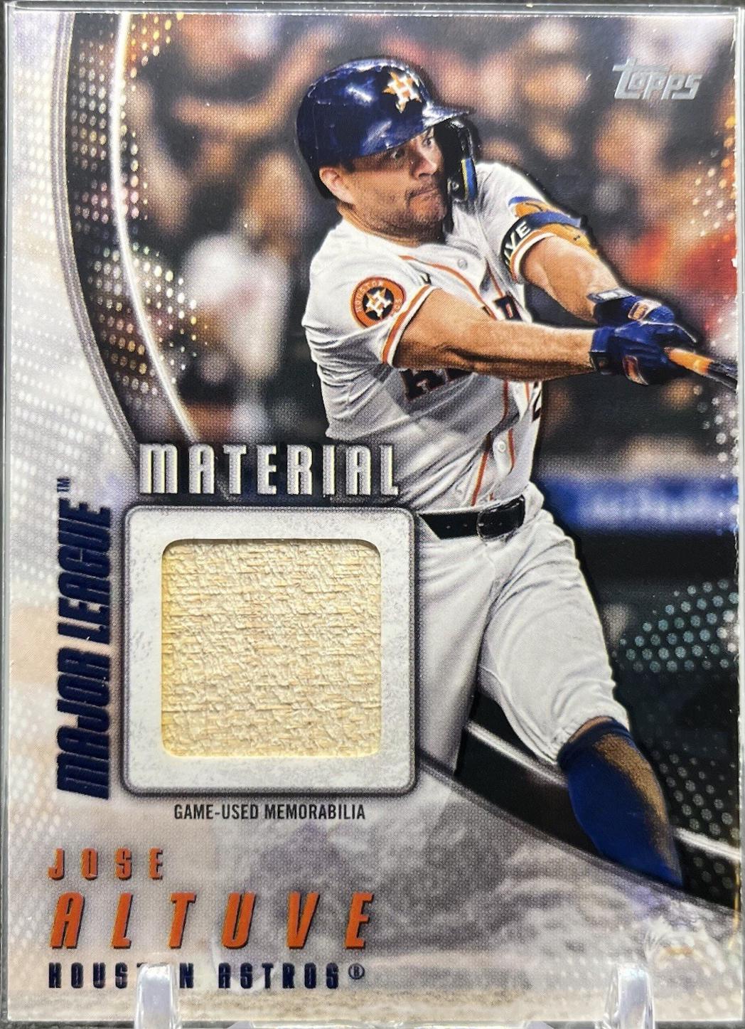 2025 Topps Major League Material Jose Altuve #MLM2-JA card