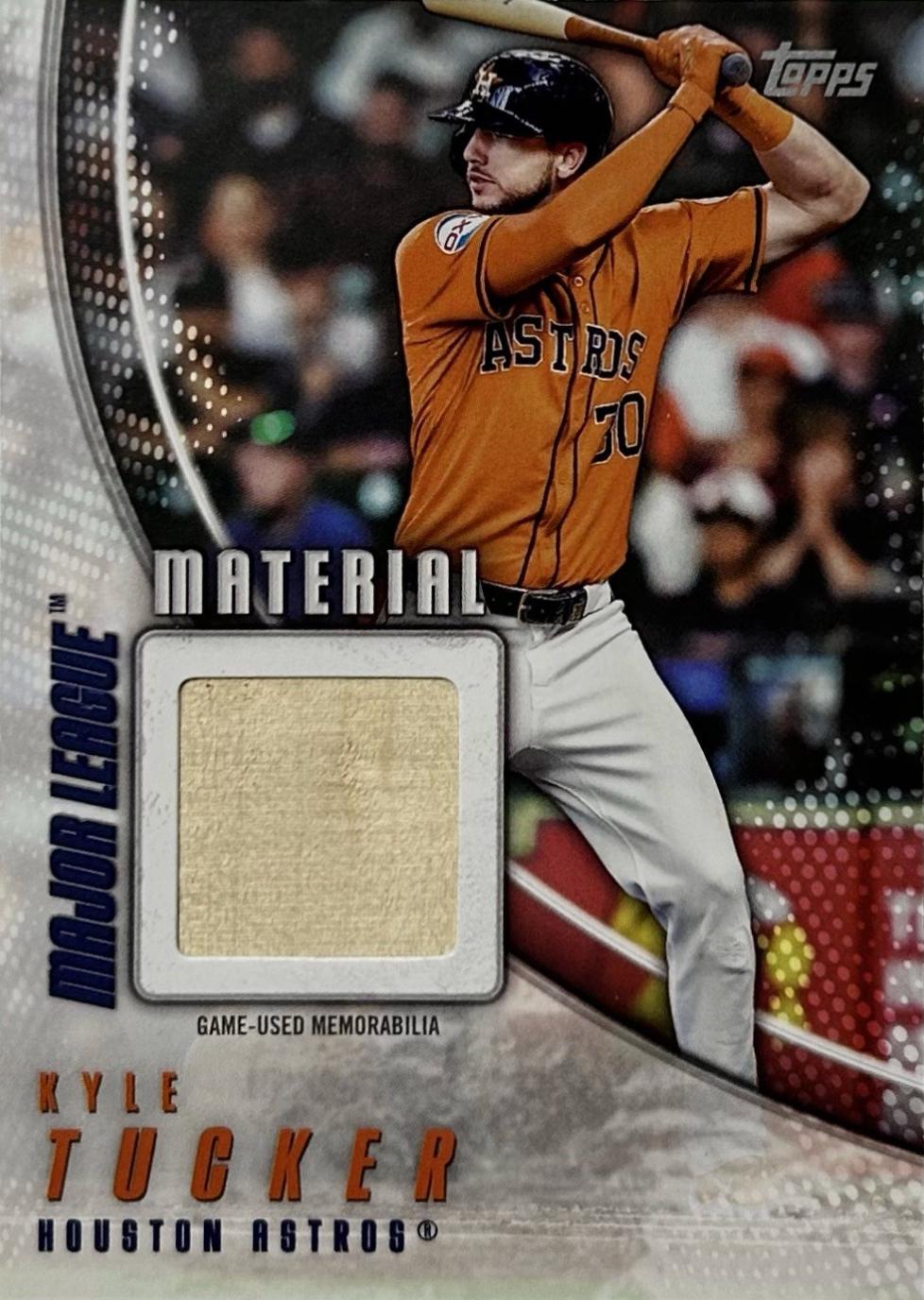 2025 Topps Major League Material Kyle Tucker #MLM-KT card