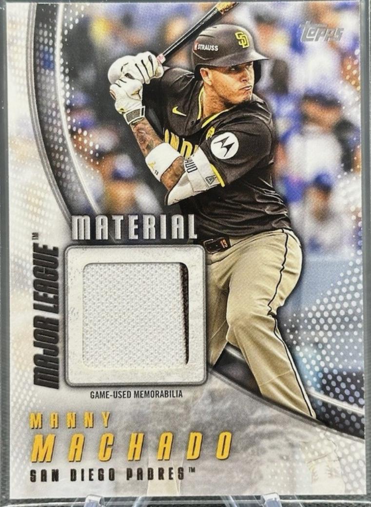 2025 Topps Major League Material Manny Machado #MLM2-MMA card