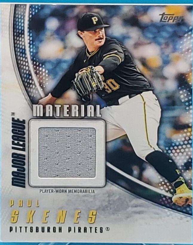 2025 Topps Major League Material Paul Skenes #MLM-PS card