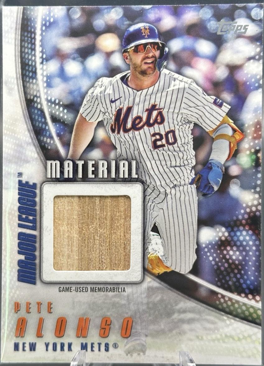 2025 Topps Major League Material Pete Alonso #MLM-PA card
