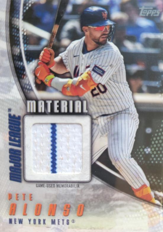 2025 Topps Major League Material Pete Alonso #MLM2-PA card