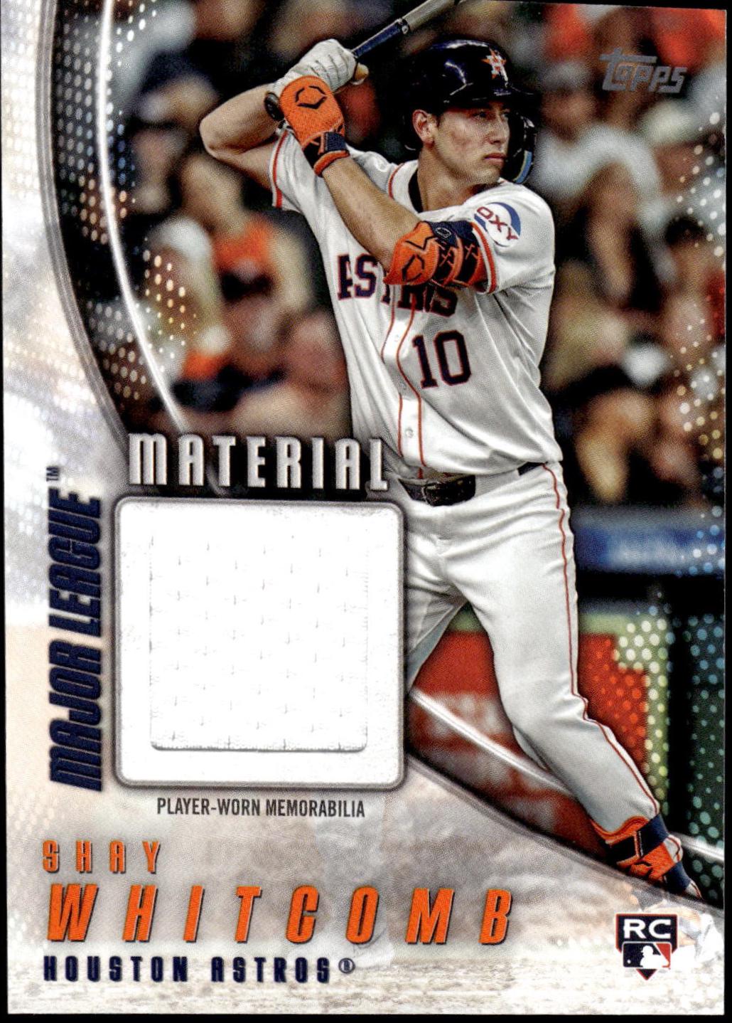 2025 Topps Major League Material Shay Whitcomb #MLM-SW card