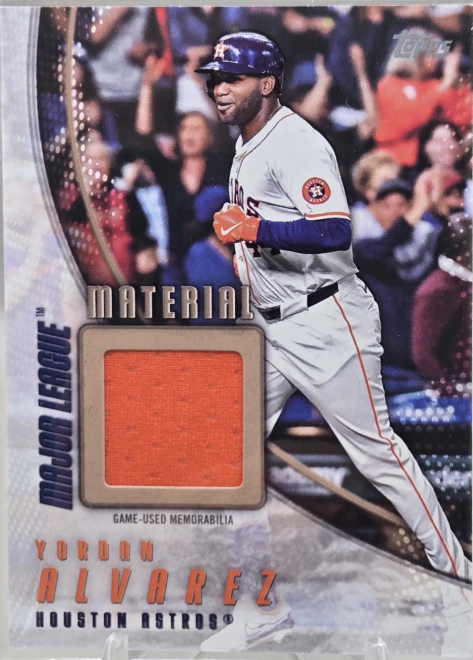2025 Topps Major League Material Yordan Alvarez #MLM-YA card