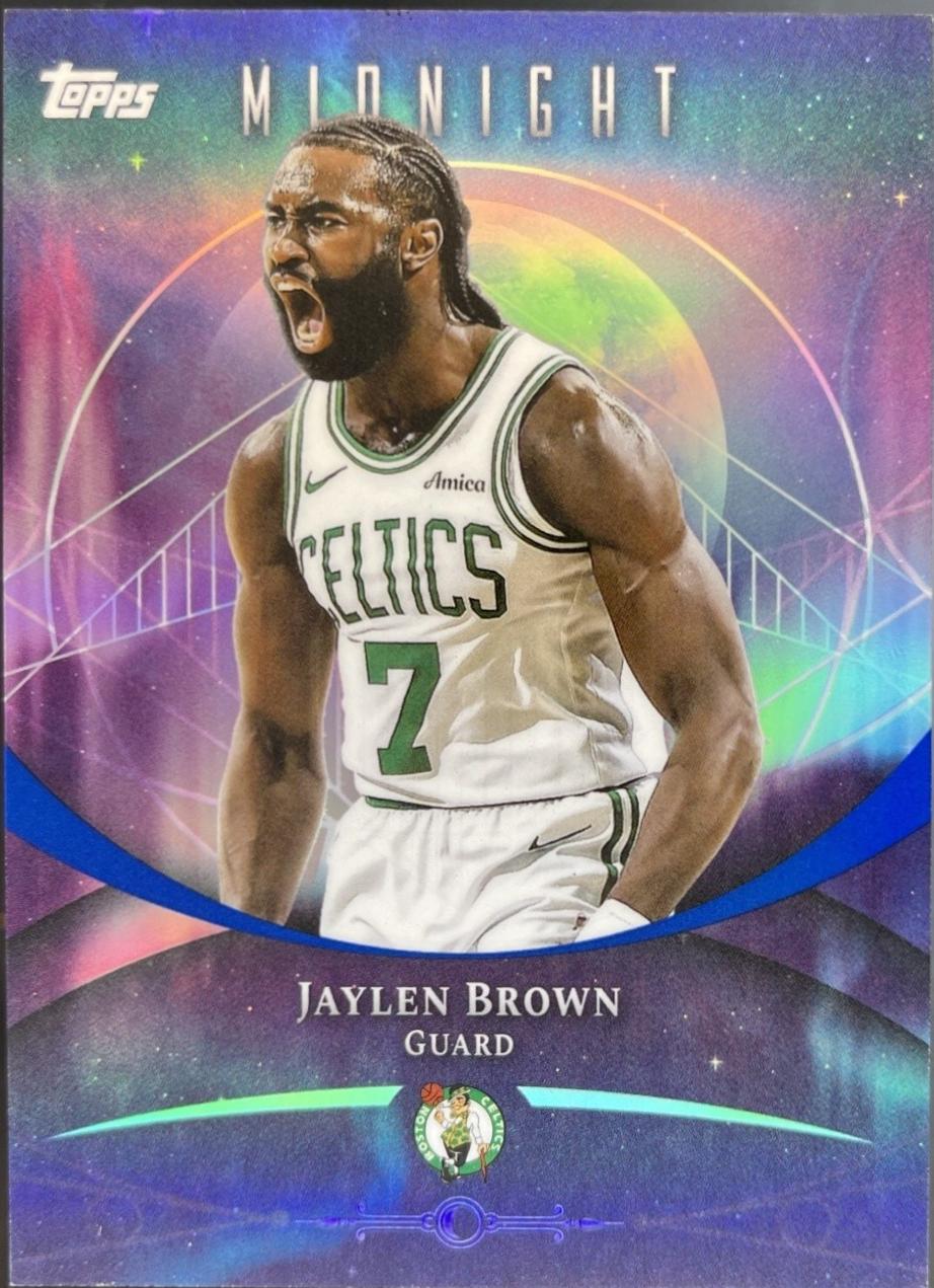 2025 Topps Midnight Jaylen Brown #2 card