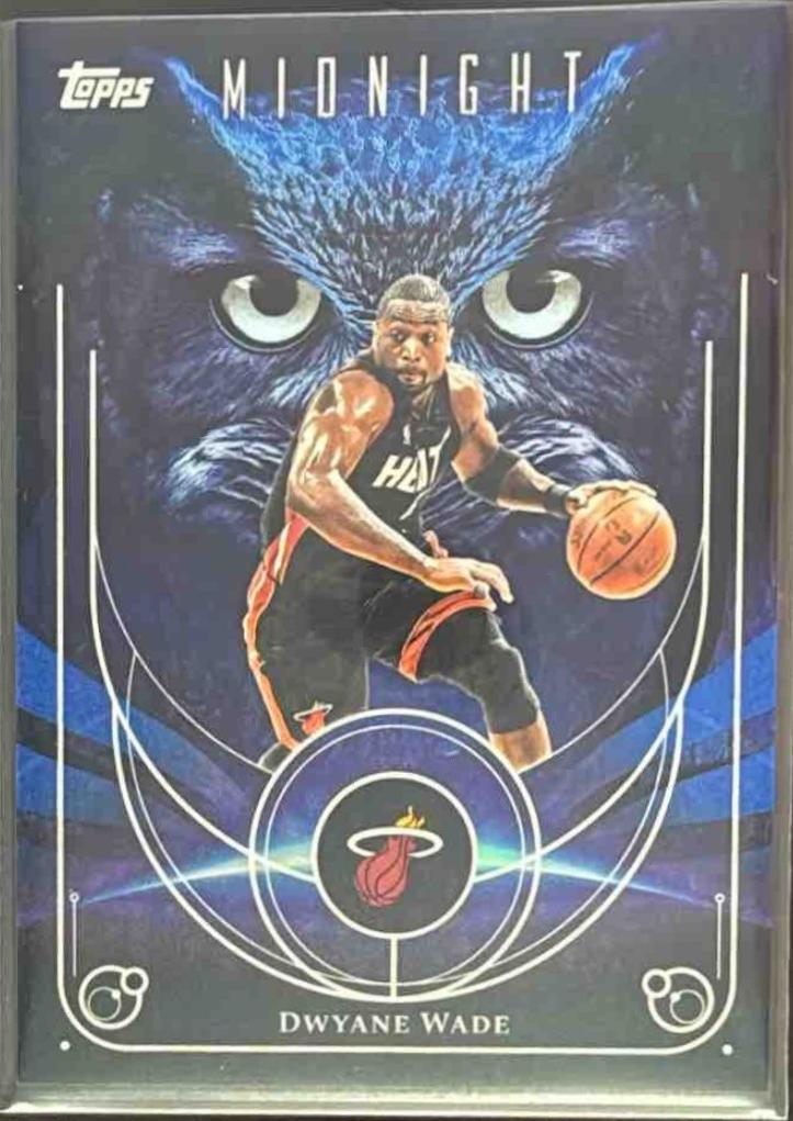 2025 Topps Midnight Night Owls Dwyane Wade #NO-15 card