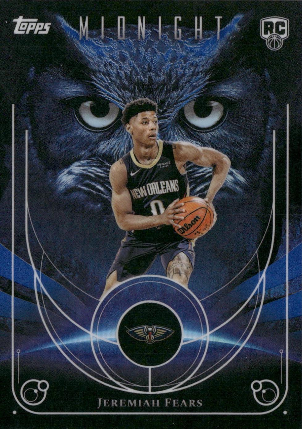 2025 Topps Midnight Night Owls Jeremiah Fears #NO-22 card