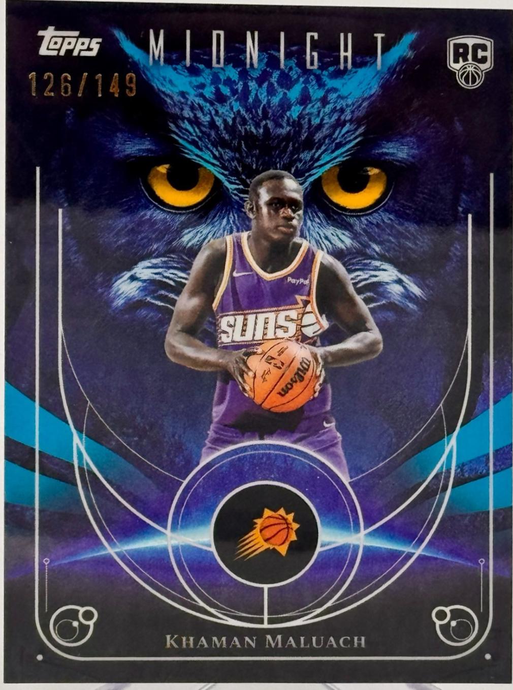 2025 Topps Midnight Night Owls Khaman Maluach #NO-23 card