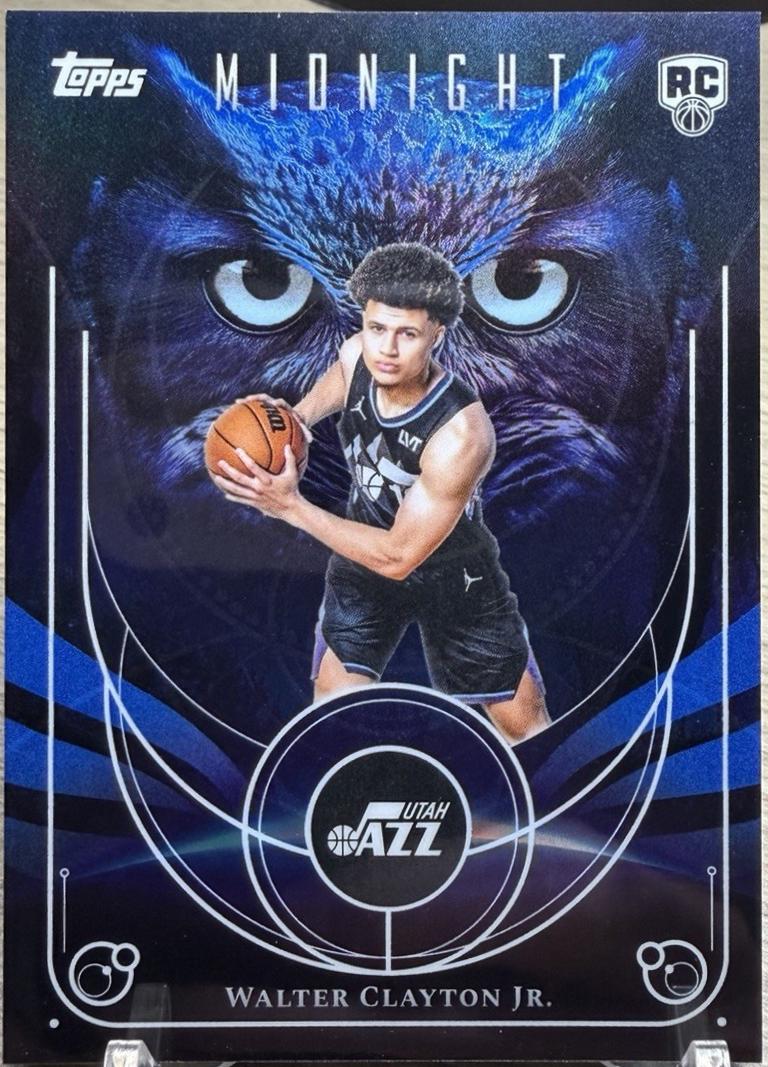 2025 Topps Midnight Night Owls Walter Clayton Jr. #NO-24 card
