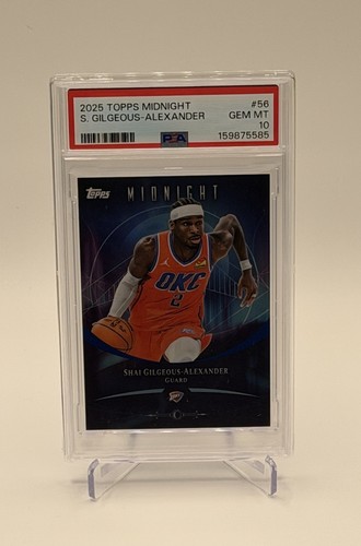 2025 Topps Midnight Shai Gilgeous-Alexander #56 card