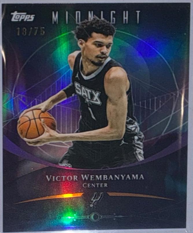 2025 Topps Midnight Victor Wembanyama [Dusk] #41 card