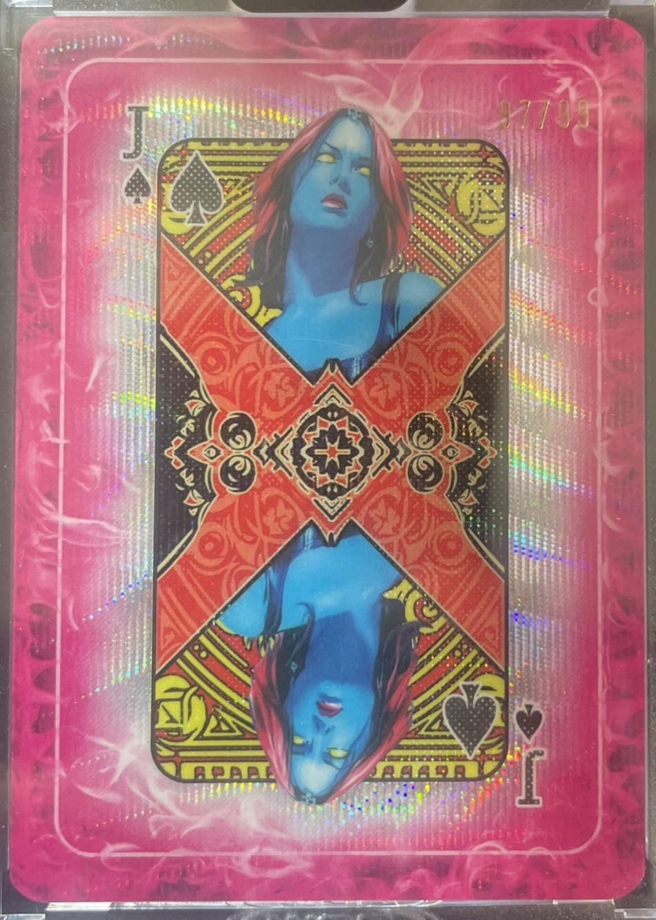 2025 Topps Mint Gambit's Deck Mystique Jack Spades #S-J card