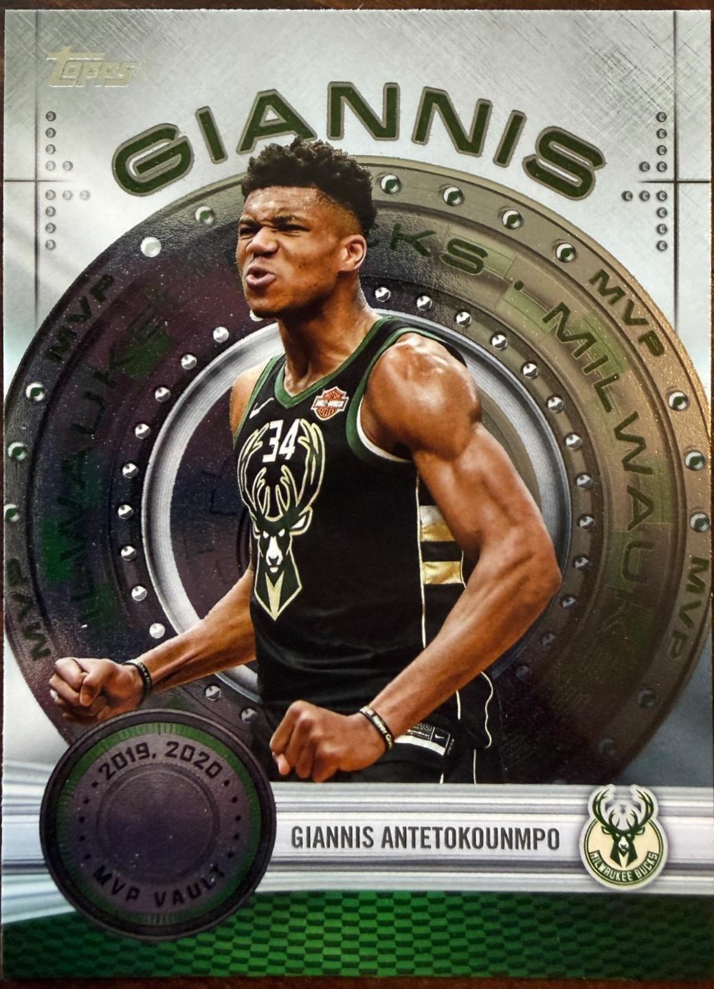 2025 Topps MVP Vault Giannis Antetokounmpo #MVP-3 card