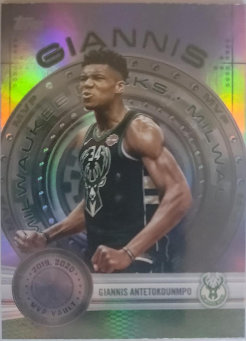 2025 Topps MVP Vault Giannis Antetokounmpo [Rainbow] #MVP-3 card