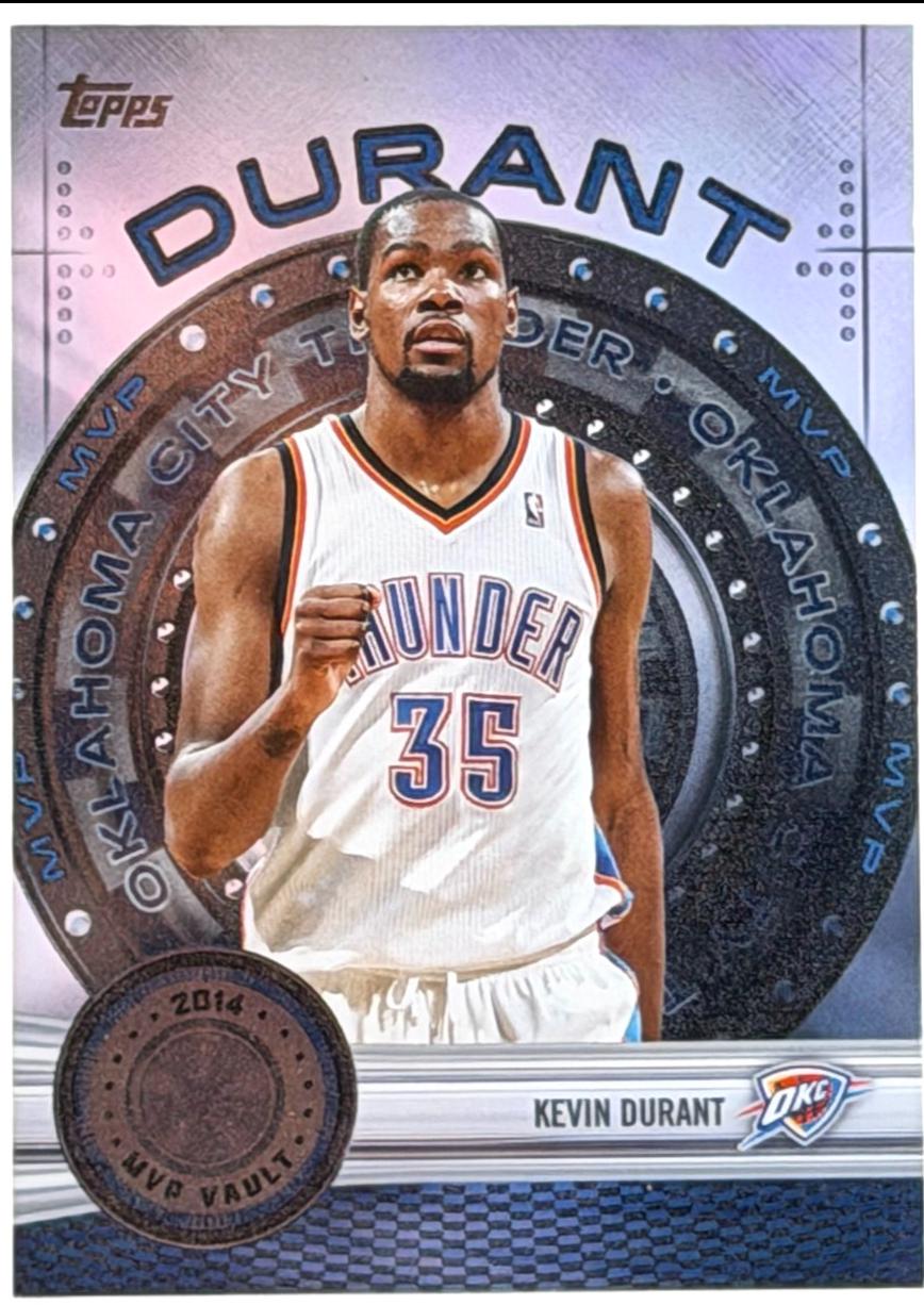 2025 Topps MVP Vault Kevin Durant [Rainbow] #MVP-7 card