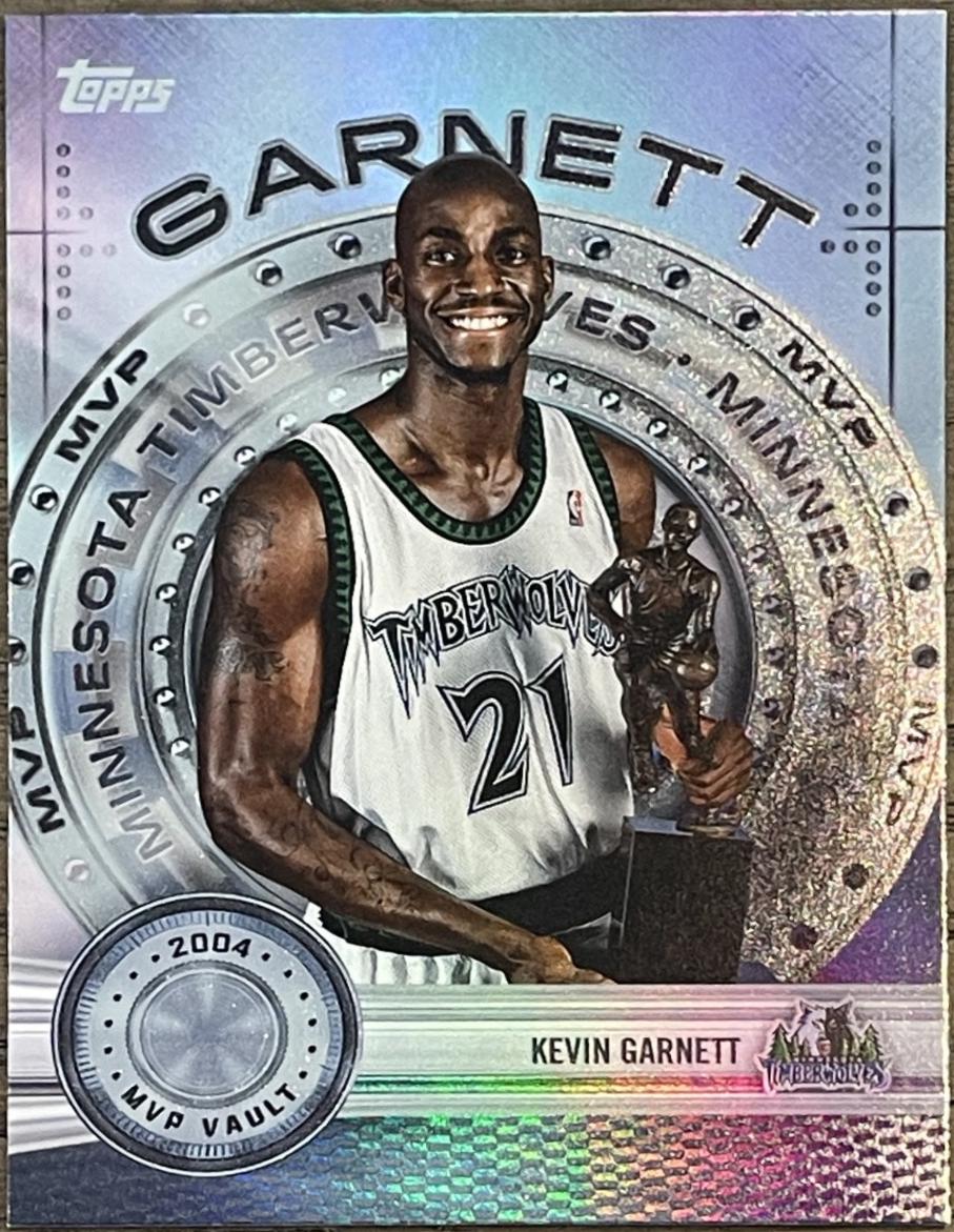 2025 Topps MVP Vault Kevin Garnett [Rainbow] #MVP-10 card