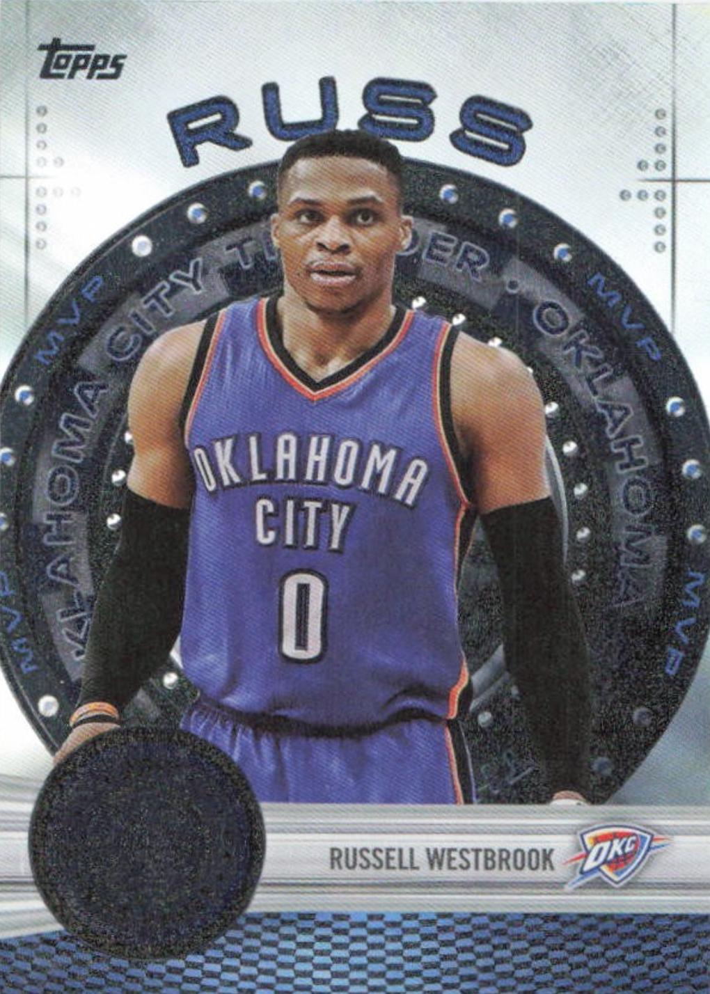 2025 Topps MVP Vault Russell Westbrook #MVP-5 card