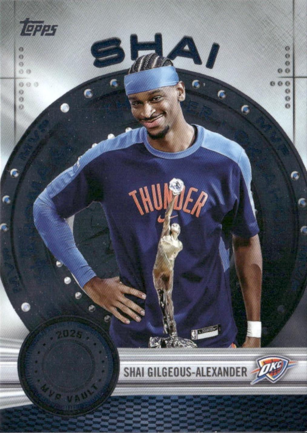 2025 Topps MVP Vault Shai Gilgeous-Alexander #MVP-2 card